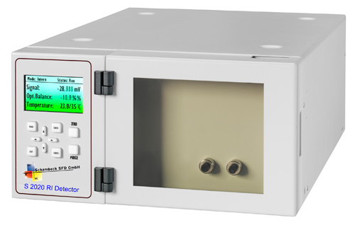 S 2020 - Brechungsindexdetektor für die HPLC und GPC/SEC - Schambeck SFD GmbH
